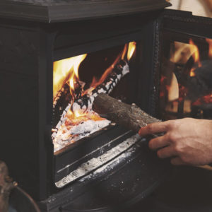 Wood Burning Process for Heating System