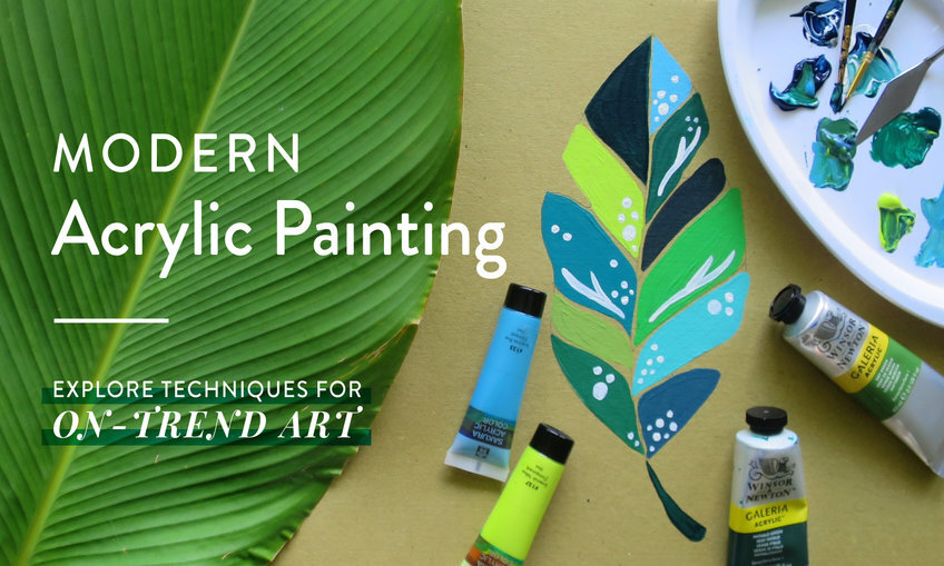 Modern Acrylic Painting: Explore Techniques to Create On-Trend Art – iStudy