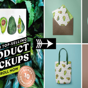 Design Top-Selling Product Mockups with Your Art ✶ BONUS: 10 Free Downloads ✶